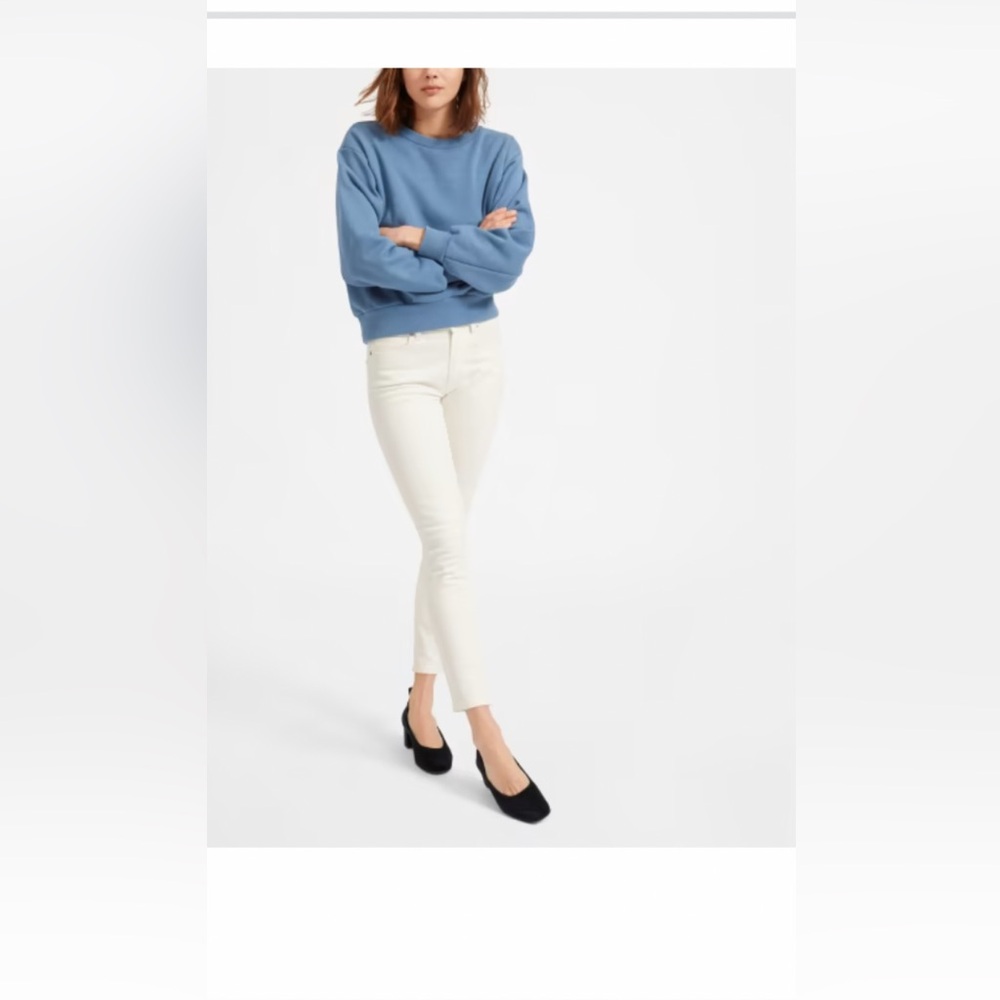 Everlane NWOT midrise skinny Jean in the color bone